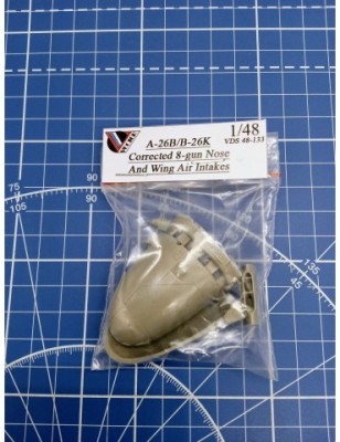 Vector VDS48-133 A-26B/B-26K 8-пулеметный нос и заборники 1/48