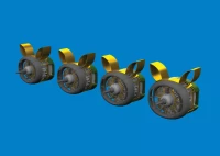 Eduard 672386 BRASSIN B-24H engines PRINT (AIRF) 1/72