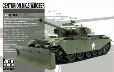 AFV Club AF35106 British Centurion MK.5 w/Dozer 1/35