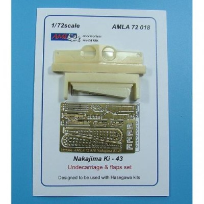 AML AMLA72018 Nakajima Ki-43 Undercarriage&amp;flaps set (HAS) 1/72