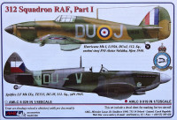 AML AMLC72019 Декали 312 Squadron RAF Part I. 1/72