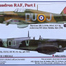 AML AMLC72019 Декали 312 Squadron RAF Part I. 1/72