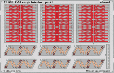 Eduard 73530 C-54 cargo interior 1/72