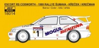 Reji Model 18014 Ford Escort RS Cosworth Bohemia Rallye 1999 1/18