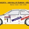 Reji Model 18014 Ford Escort RS Cosworth Bohemia Rallye 1999 1/18