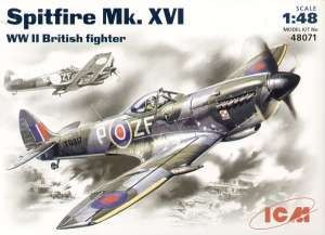 ICM 48071 Спитфайр Mk. XVI, британский истребитель ІІ Мировой войны 1/48