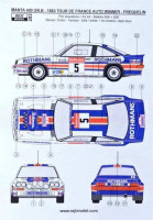 Reji Model 283 Opel Manta 400 GR.B Tour de France 1983 1/24