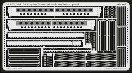 Eduard 36023 M-1130 Mounted rack and belts AFV