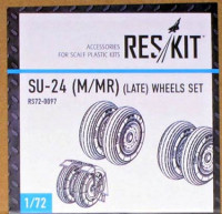 Reskit RS72-0097 Su-24 MR/MR late wheels set (DRAG,ZVE,TRUMP) 1/72