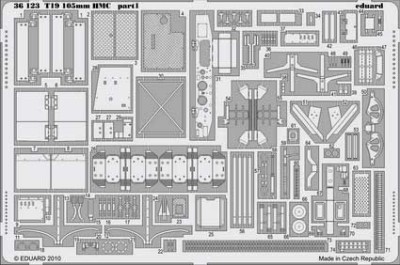 Eduard 36123 T19 105mm HMC Dragon