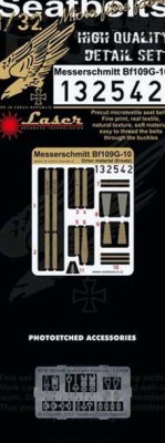 HGW 132542 Seatbelts Messerschmitt Bf 109G-10 (Orlon) 1/32