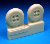 Barracuda Studios BCR72221 Hawker Tempest Mk.V Mainwheels - Smooth Tread 1/72