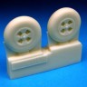 Barracuda Studios BCR72221 Hawker Tempest Mk.V Mainwheels - Smooth Tread 1/72
