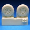 Barracuda Studios BCR72221 Hawker Tempest Mk.V Mainwheels - Smooth Tread 1/72