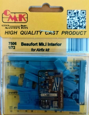 CMK 7506 Beaufort Mk.I Interior set (AIRFIX) 1/72