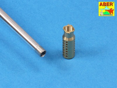 Aber 35 L-179 Armament for Soviet JS-7 Heavy Tank (With long muzzle brake) 1x130mm, 2x14,5mm, 6x7,62mm (designed to be used with Trumpeter kits) 1/35
