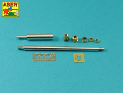 Aber 35 L-295 8,8cm Two part PaK-43/3 L/71 barrel for Jagdpanther Ausf.G1 late Jagdpanther Ausf.G2 (designed to be used with Rye Field Model kits) 1/35
