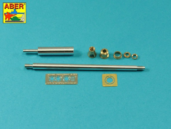 Aber 35 L-295 8,8cm Two part PaK-43/3 L/71 barrel for Jagdpanther Ausf.G1 late Jagdpanther Ausf.G2 (designed to be used with Rye Field Model kits) 1/35