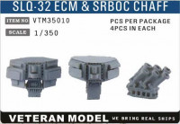 Veteran models VTM35010  SLQ-32 ECM & SRBOC CHAFF  1/350