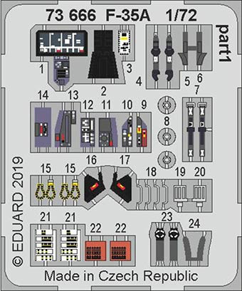 Eduard 73666 SET F-35A (ACAD)