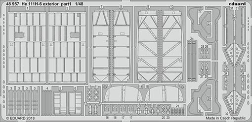 Eduard 48957 He 111H-6 exterior 1/48