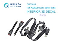 Quinta Studio QR35005 Комплект ремней безопасности на семейство Камских грузовиков (Для всех моделей) 1/35