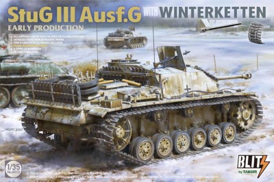 Takom 8010 StuG III Ausf G ранняя на зимних траках 1/35