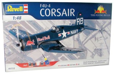 Revell 05722 Набор подарочный F4U4 Corsair &quot;Flying Bulls&quot; (REVELL) 1/48