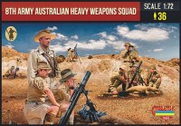 Strelets STRM156 8th Army Australian Heavy Weapons Squa (WWII) 1/72