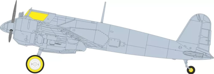Eduard EX1146 Mask Hs 129B (TAKOM) 1/48