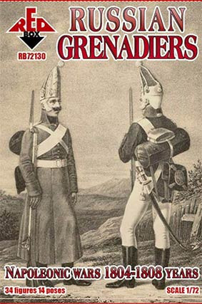 Red Box RB72130 Nap. Russian Grenadiers. 1804-1808. 1:72
