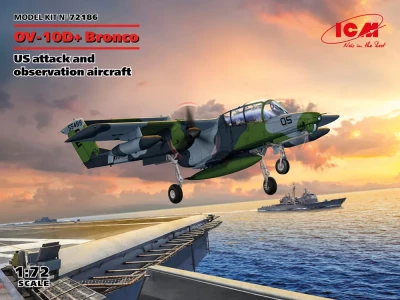 ICM 72186 OV-10D+ Bronco US Observ. Aircraft (4x camo) 1/72