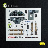 Reskit K32046 Hs-123A-1 - interior 3D (ICM) 1/32