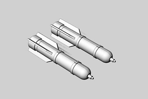 Brengun BRL48148 M26 flare - 2 pcs. (resin set) 1/48