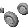 Armory ARAW48003 Yakovlev Yak-1 wheel set 1/48