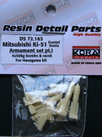 Kora Model DS72163 Mitsubishi Ki-51 Guntei/Sonia - Armament I. 1/72
