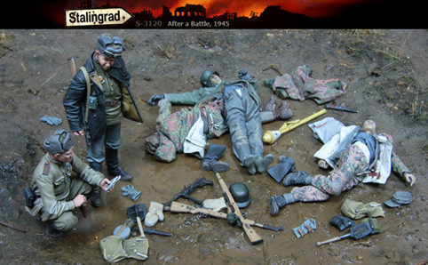 Stalingrad 3120 "После боя", 5 фигурок