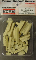 Kora Model DS7217 PC 140 Fritz X ETC Racks (for He 177A-5 REV) 1/72