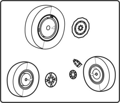 CMK 4076 MiG-21 PF/ MF/ bis - wheel set for ACA 1/48
