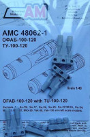 Advanced Modeling AMC 48062-1 OFAB-100-120 with TU-100-120 (6 pcs.) 1/48