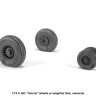 Armory ARAW72332 Grumman F-14D Tomcat wheels with weighted tires/tyres, 1/72
