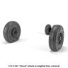 Armory ARAW72332 Grumman F-14D Tomcat wheels with weighted tires/tyres, 1/72