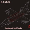 CMK 4187 F-16C Fast Pack – armament set for HAS 1/48