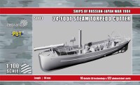 Zebrano S003 34-Foot Steam Torpedo Cutter, РИФ, русско-японская война, 1904 г. 1/100