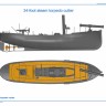 Zebrano S003 34-Foot Steam Torpedo Cutter, РИФ, русско-японская война, 1904 г. 1/100