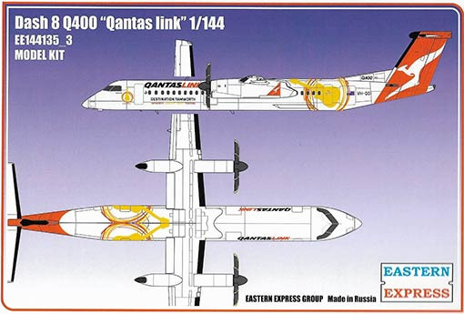 Восточный Экспресс 144135-3 1/144 Dash 8 Q400 Qantas Link