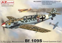 Az Model 78072 Bf 109S 'Kampf-Zweisitzer Emil' (3x camo) 1/72