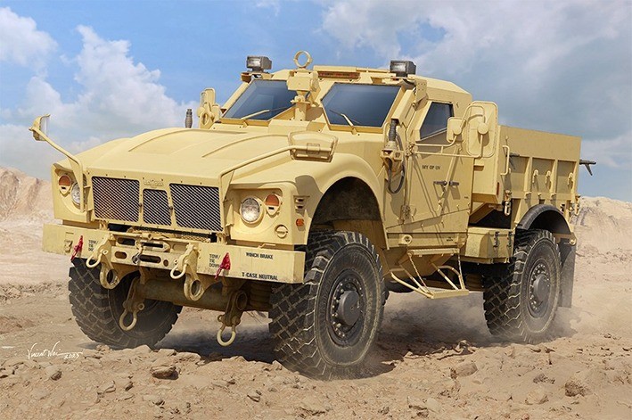 I love kit 63556 Американский грузовой бронеавтомобиль M-ATV 1/35