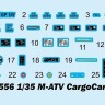 I love kit 63556 Американский грузовой бронеавтомобиль M-ATV 1/35