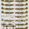 Dk Decals 72116 P-39/P-400 Airacobra Africa/Italy (10x camo) 1/72